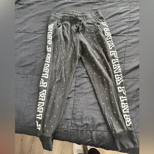PINK Victoria's Secret Black Joggers